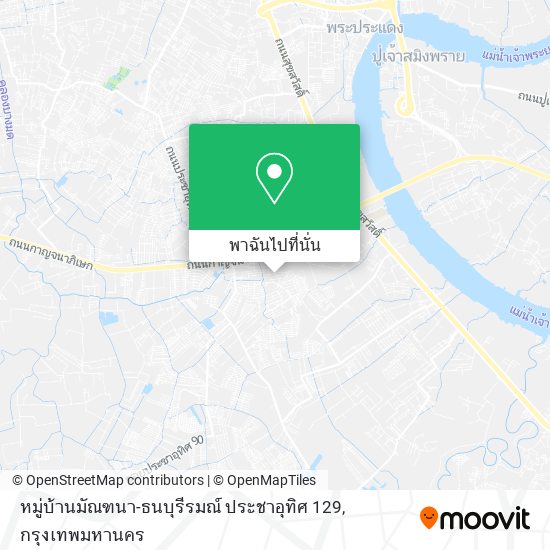 หมู่บ้านมัณฑนา-ธนบุรีรมณ์ ประชาอุทิศ 129 แผนที่