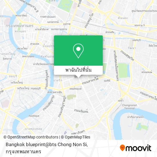 Bangkok blueprint@bts Chong Non Si แผนที่