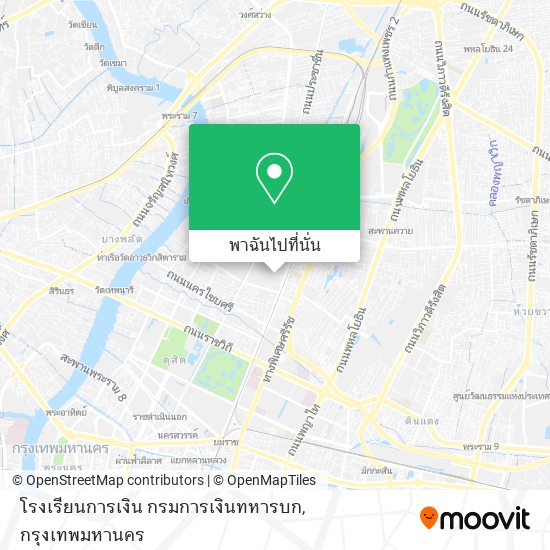 โรงเรียนการเงิน กรมการเงินทหารบก แผนที่