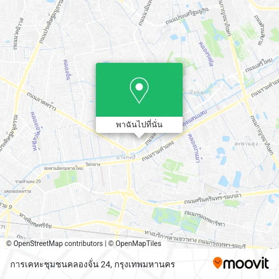 การเคหะชุมชนคลองจั่น 24 แผนที่