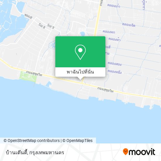บ้านเต๊นตี้ แผนที่