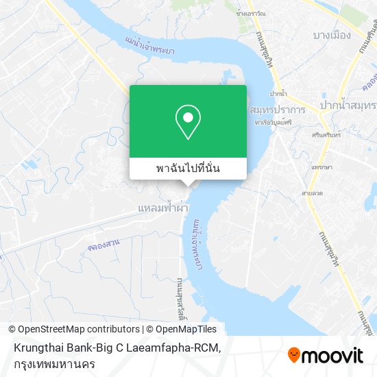 Krungthai Bank-Big C Laeamfapha-RCM แผนที่
