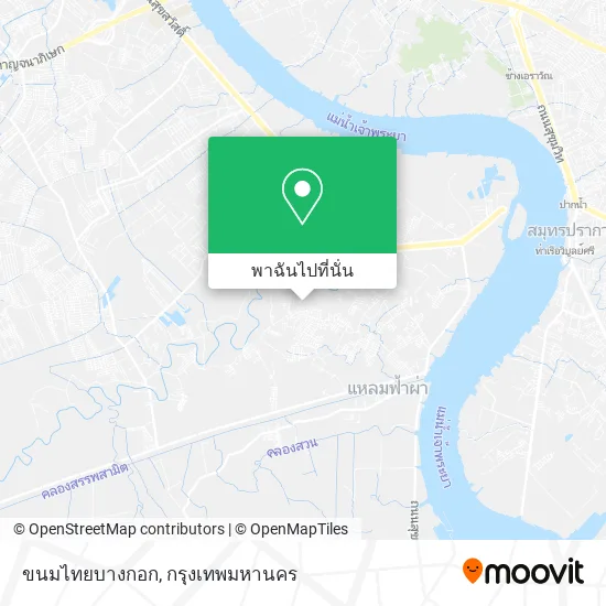 ขนมไทยบางกอก แผนที่