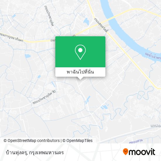 บ้านทุ่งครุ แผนที่