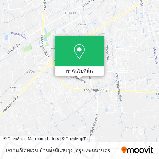 เซเว่นอีเลฟเว่น-บ้านมั่งมีแสนสุข แผนที่