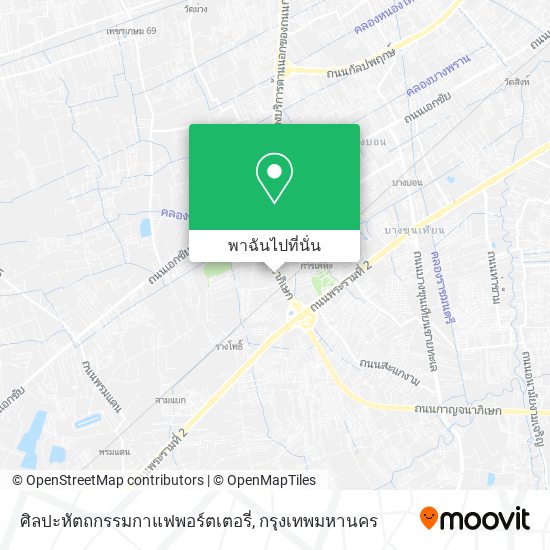 ศิลปะหัตถกรรมกาแฟพอร์ตเตอรี่ แผนที่