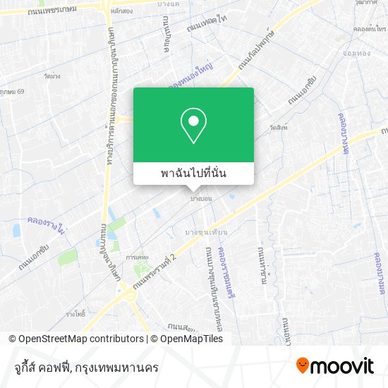 จูกี้ส์ คอฟฟี่ แผนที่