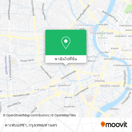 คาเฟ่บอสซ่า แผนที่