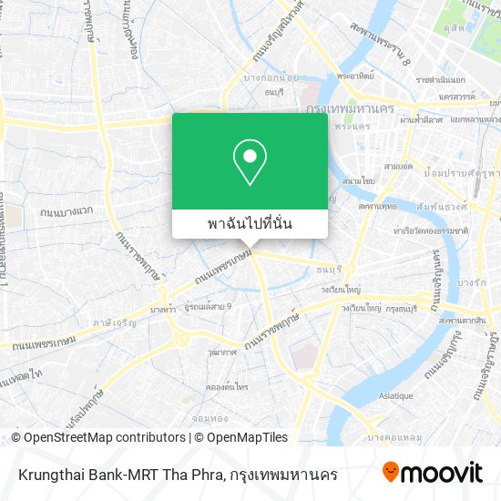 Krungthai Bank-MRT Tha Phra แผนที่