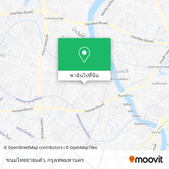 ขนมไทยยายแต๋ว แผนที่