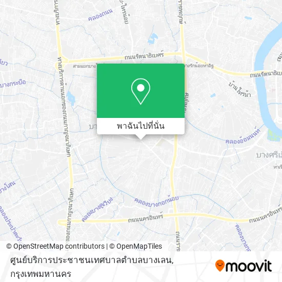 ศูนย์บริการประชาชนเทศบาลตําบลบางเลน แผนที่