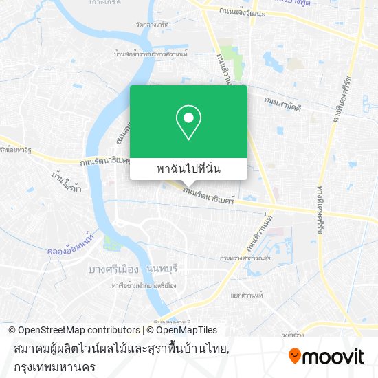 สมาคมผู้ผลิตไวน์ผลไม้และสุราพื้นบ้านไทย แผนที่