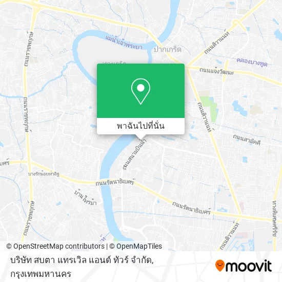 บริษัท สบตา แทรเวิล แอนด์ ทัวร์ จํากัด แผนที่