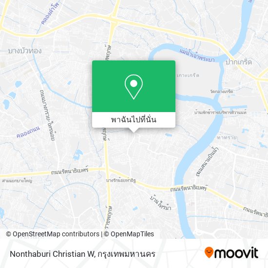 Nonthaburi Christian W แผนที่
