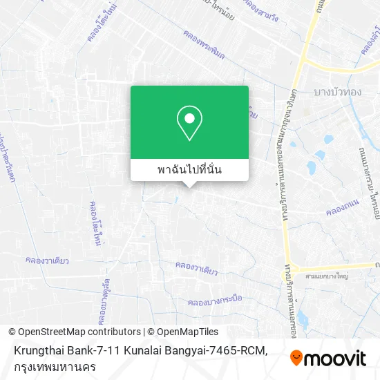 Krungthai Bank-7-11 Kunalai Bangyai-7465-RCM แผนที่