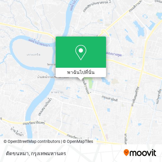 ตัดขนหมา แผนที่