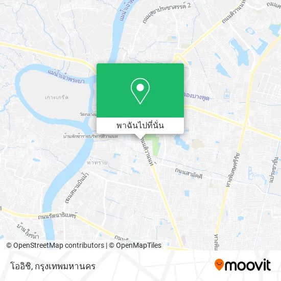 โออิชิ แผนที่