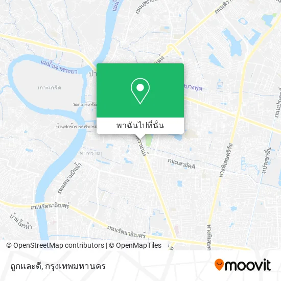 ถูกและดี แผนที่