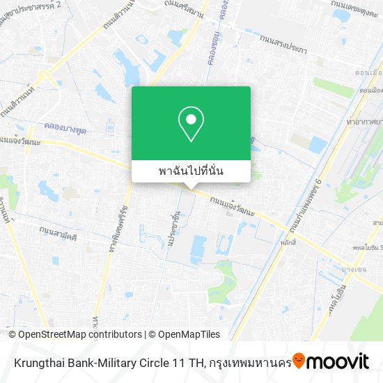 Krungthai Bank-Military Circle 11 TH แผนที่