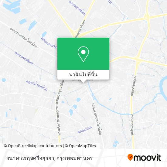 ธนาคารกรุงศรีอยุธยา แผนที่