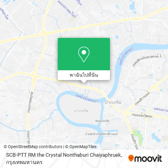 SCB-PTT RM the Crystal Nonthaburi Chaiyaphruek แผนที่