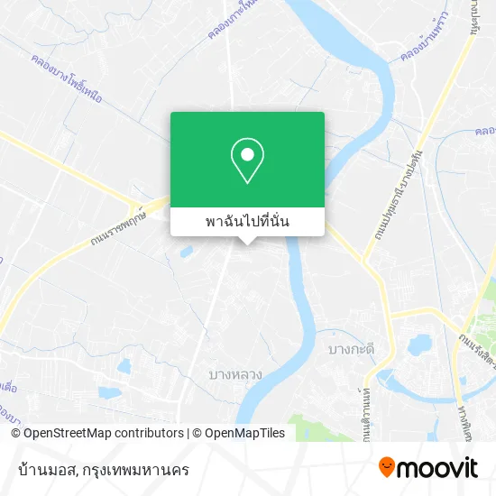 บ้านมอส แผนที่