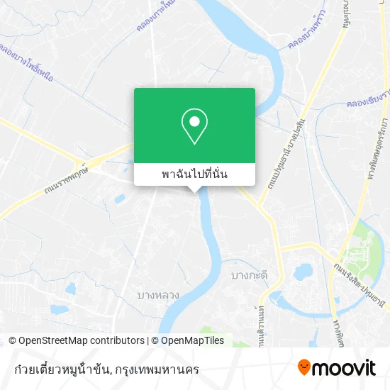 ก๋วยเตี๋ยวหมูน้ําข้น แผนที่