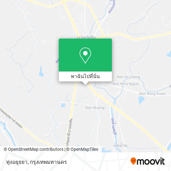 ทุ่งอยุธยา แผนที่