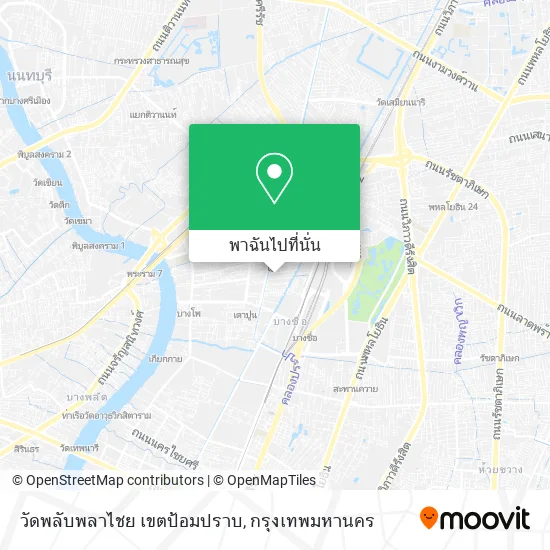 วัดพลับพลาไชย เขตป้อมปราบ แผนที่