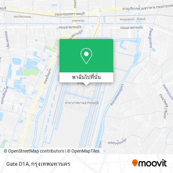 Gate D1A แผนที่