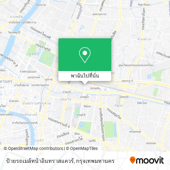 ป้ายรถเมล์หน้าอินทราสแควร์ แผนที่