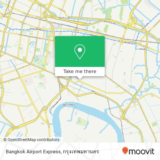 Bangkok Airport Express แผนที่