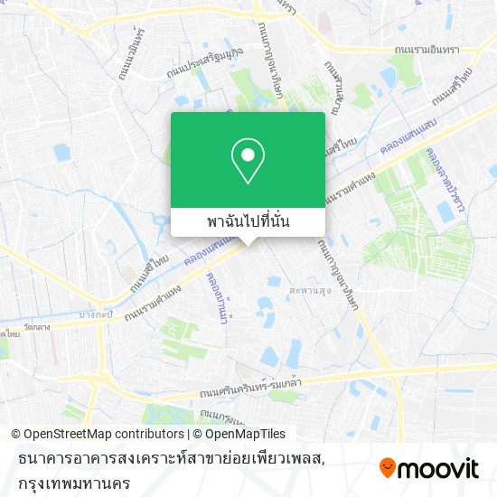 ธนาคารอาคารสงเคราะห์สาขาย่อยเพียวเพลส แผนที่