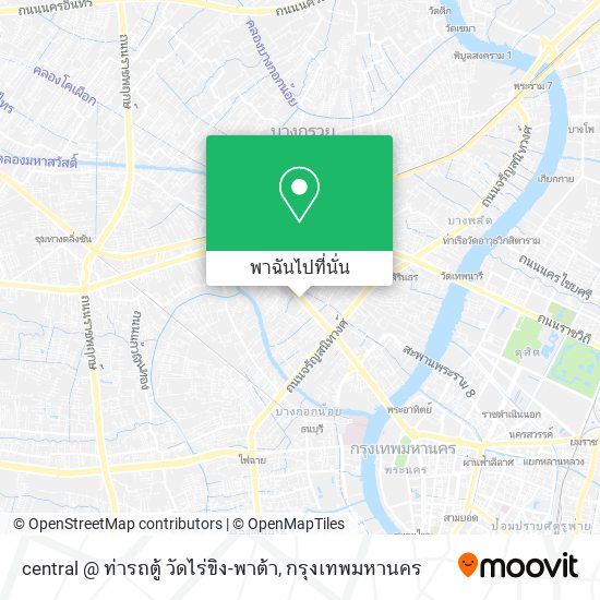 central @ ท่ารถตู้ วัดไร่ขิง-พาต้า แผนที่