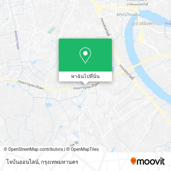 โจบันออนไลน์ แผนที่