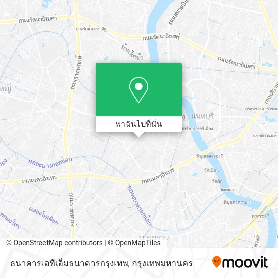 ธนาคารเอทีเอ็มธนาคารกรุงเทพ แผนที่