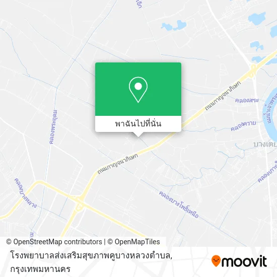 โรงพยาบาลส่งเสริมสุขภาพคูบางหลวงตําบล แผนที่