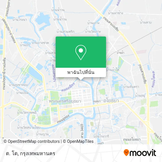 ต. โต แผนที่