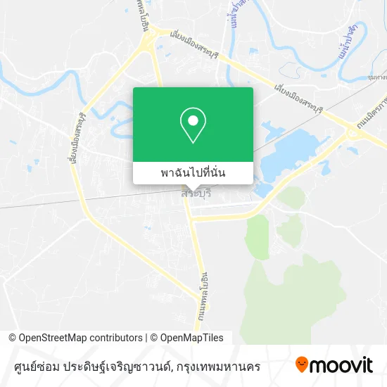 ศูนย์ซ่อม ประดิษฐ์เจริญซาวนด์ แผนที่