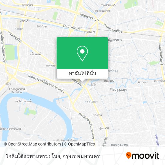 ไอติมใต้สะพานพระขโนง แผนที่