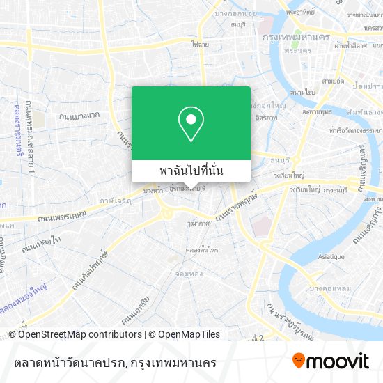 ตลาดหน้าวัดนาคปรก แผนที่
