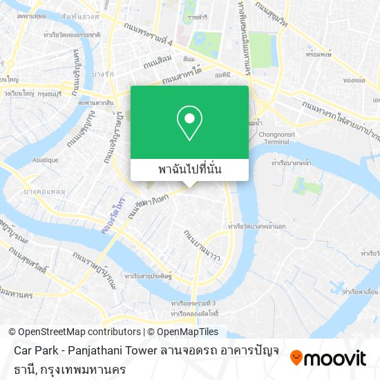 Car Park - Panjathani Tower ลานจอดรถ อาคารปัญจธานี แผนที่