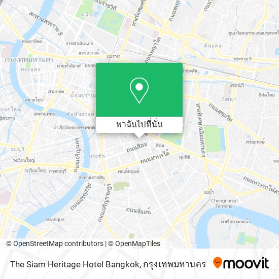 The Siam Heritage Hotel Bangkok แผนที่