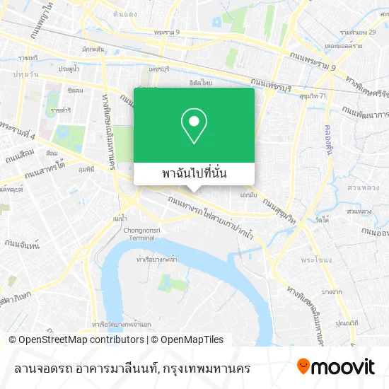ลานจอดรถ อาคารมาลีนนท์ แผนที่
