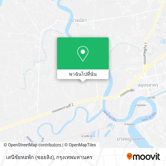 เสนีชัยหอพัก (ซอยลิง) แผนที่