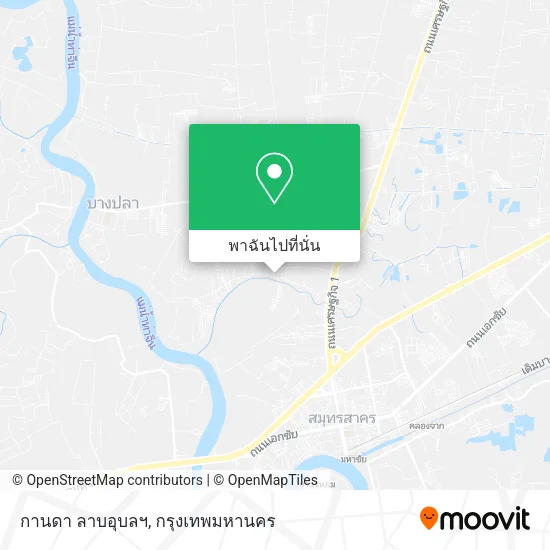 กานดา ลาบอุบลฯ แผนที่
