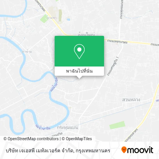 บริษัท เจเอสพี เมทัลเวอร์ค จำกัด แผนที่