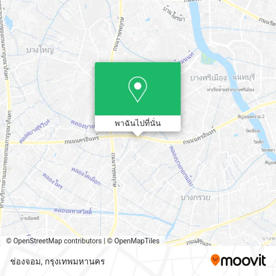 ช่องจอม แผนที่