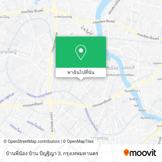 บ้านพี่น้อง บ้าน ปัญฐิญา 3 แผนที่