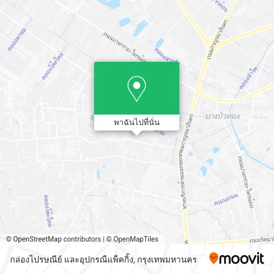 กล่องไปรษณีย์ และอุปกรณืแพ็คกิ้ง แผนที่